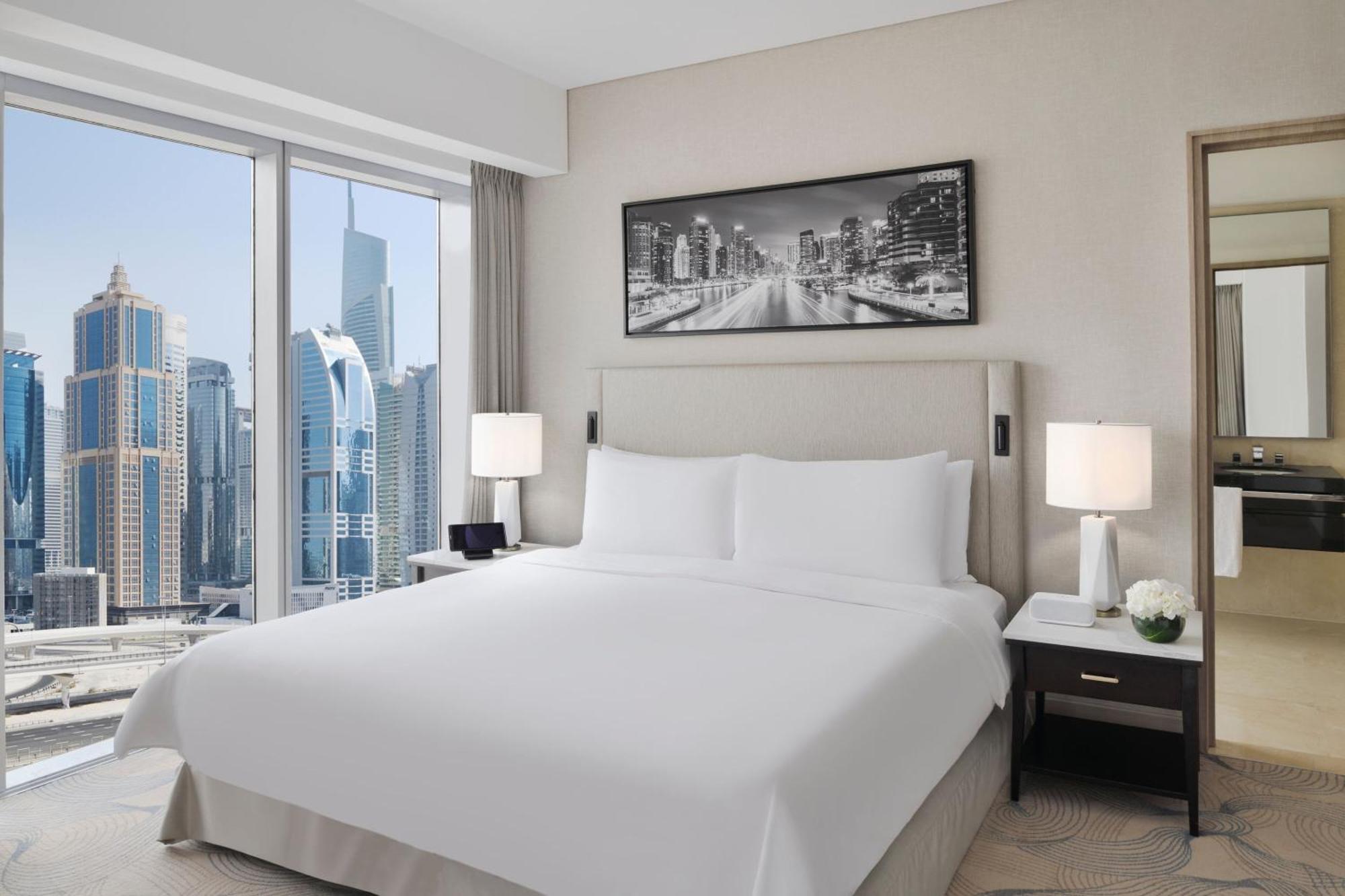Jw Marriott Hotel Marina Дубай Екстериор снимка A bedroom at the hotel