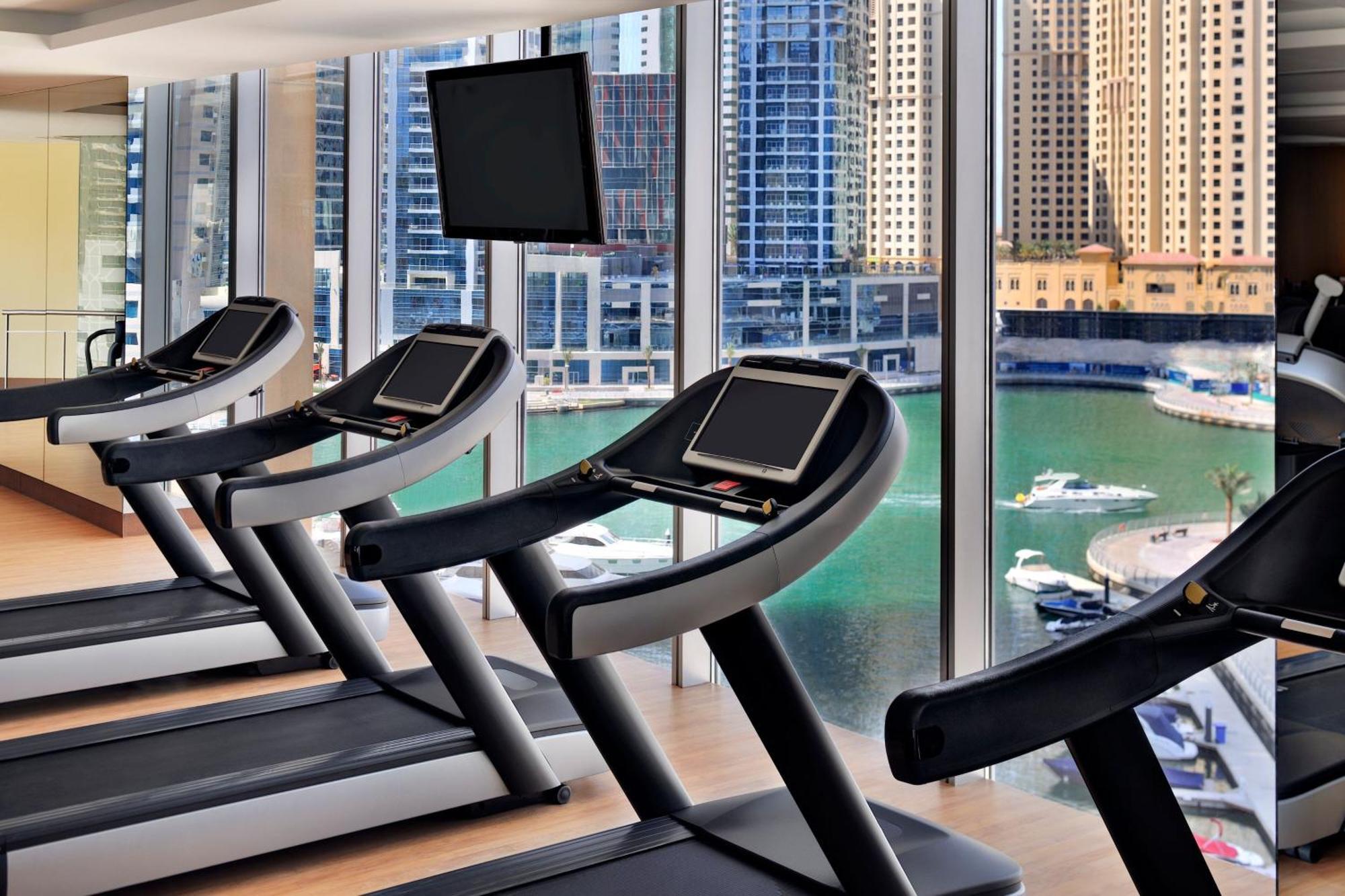 Jw Marriott Hotel Marina Дубай Екстериор снимка The gym at the Address Downtown Hotel